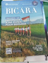 Image of BICARA : Presidensi G20 Indonesia Ajak Dunia Pulih Bersama